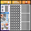 High Reflective 3D Scanner Markers - 1100 Dots, 6mm Positioning Targets, 22 Shee gallery