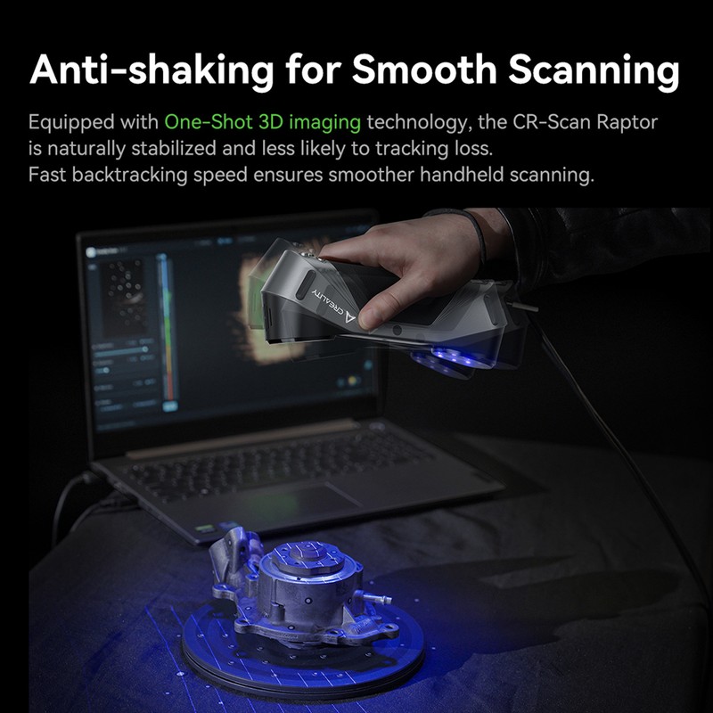 Creality CR-Scan Raptor Multiple-line Blue & NIR Consumer 3D Scanner for 3D Z5H5 gallery