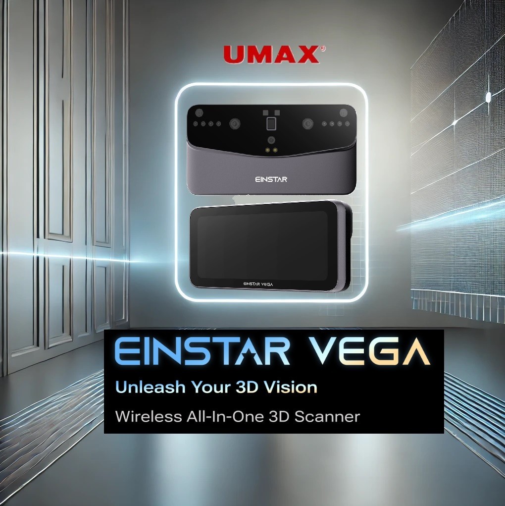 Einstar VEGA V1.2 3D Scanner Wireless Handheld 2K AMOLED 6.4" Gray gallery