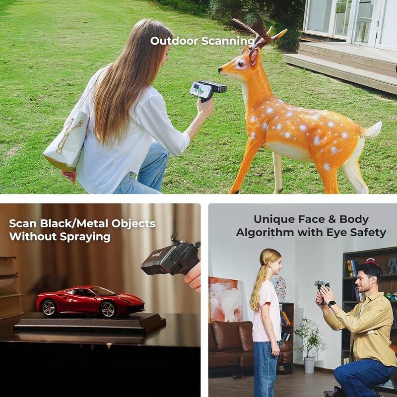 【Refurbished】 Creality Otter Lite Handheld 3D Scanner 30fps 0.05mm Accuracy gallery