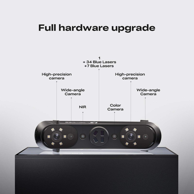 Creality Sermoon S1 3D Scanner 90FPS High Speed 1/7/34 Blue Laser & NIR Hybrid gallery