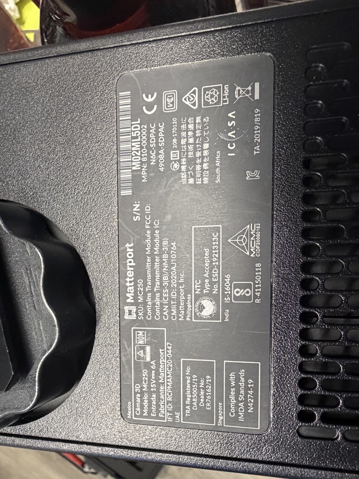 Matterport MC250 3D Scanner Structured Light with Carrying Case gallery