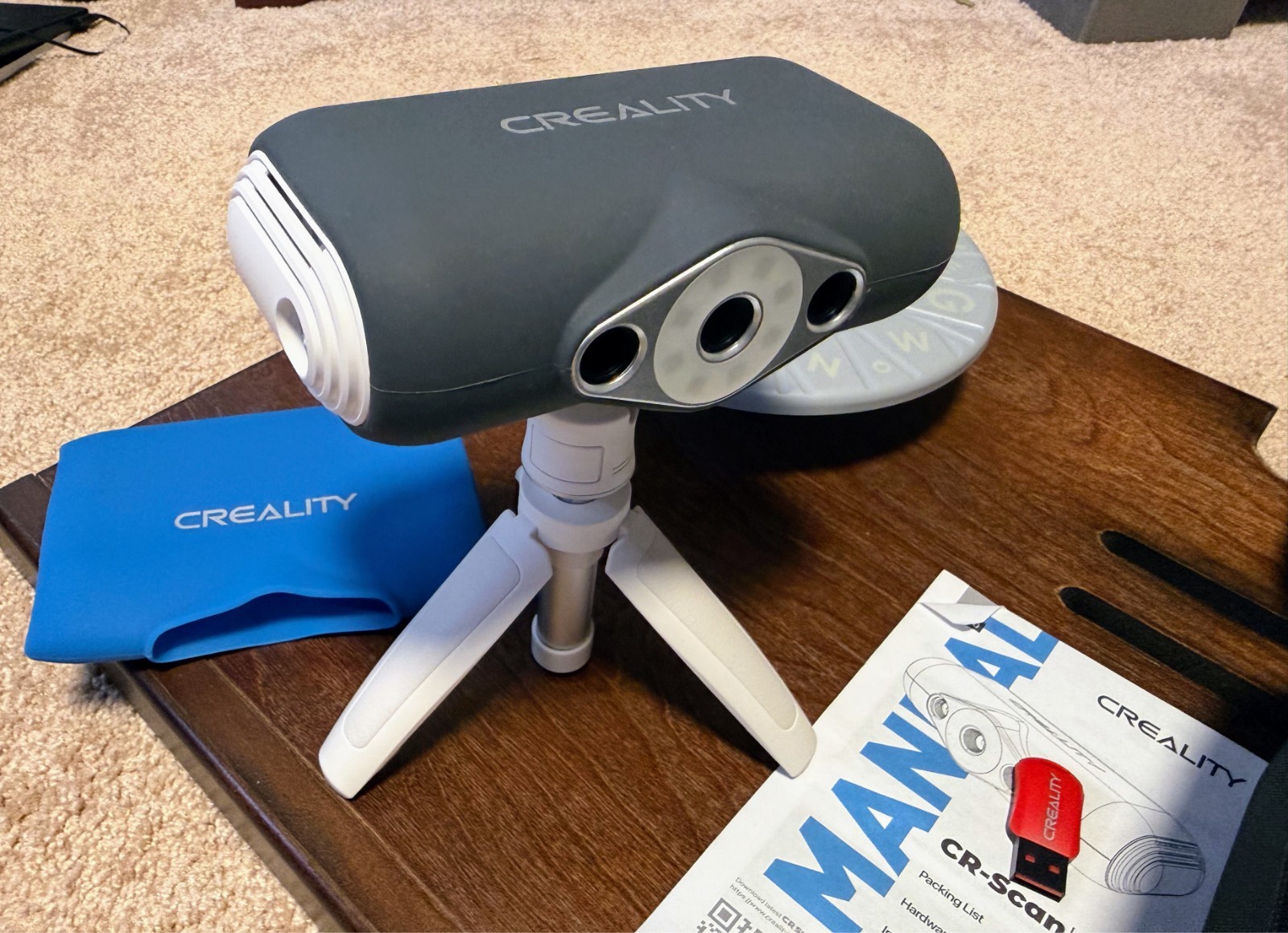 Creality CR Scan Lizard 3D Scanner with Turntable Case Power Supply gallery
