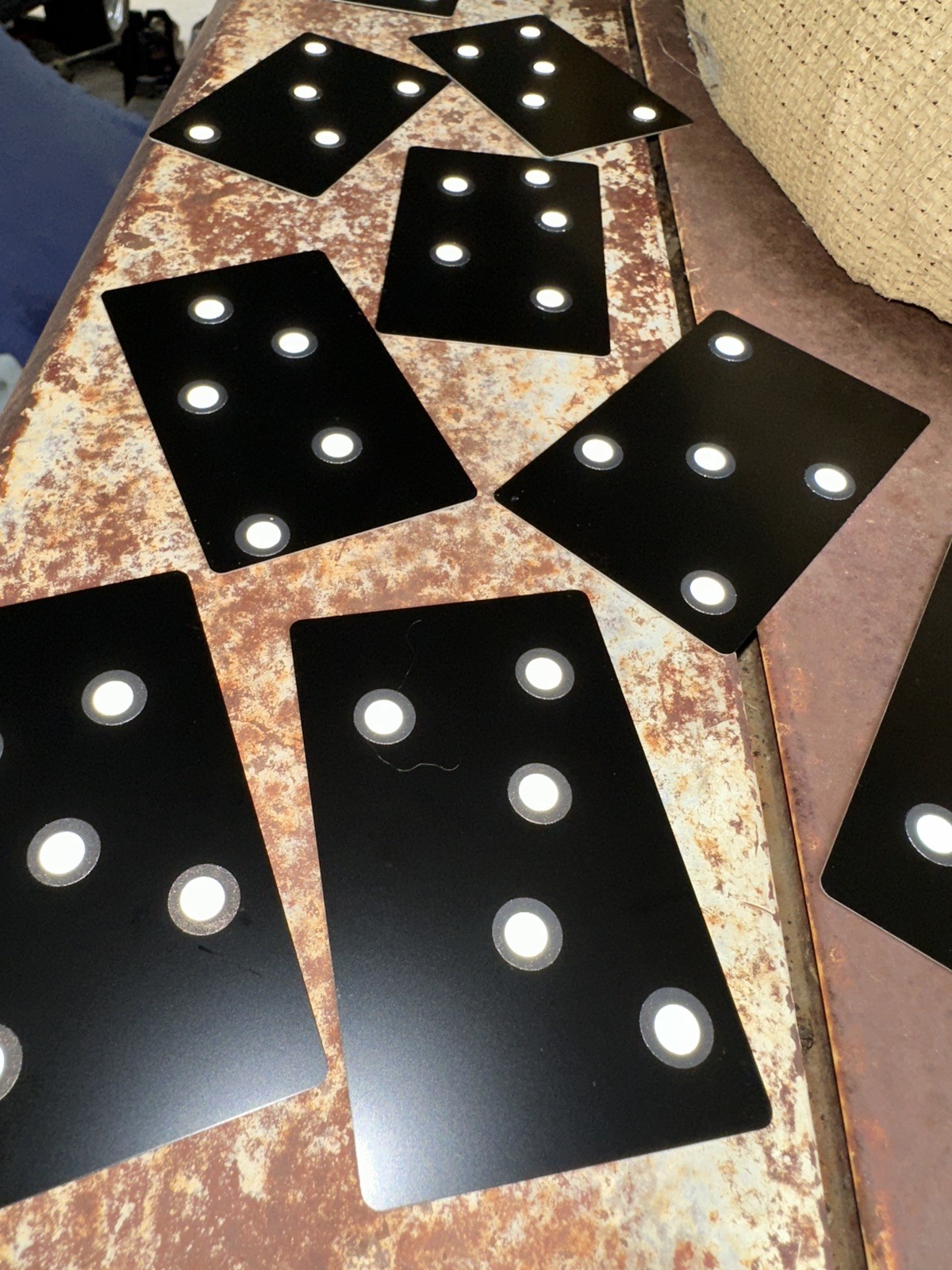 10x 3D Scanning Cards Markers Dots 6mm Metal POP4 etc gallery