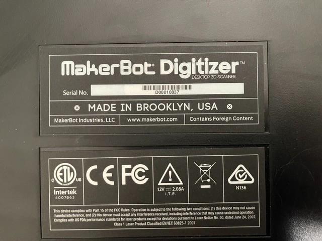 Makerbot Digitizer Desktop 3D Scanner gallery