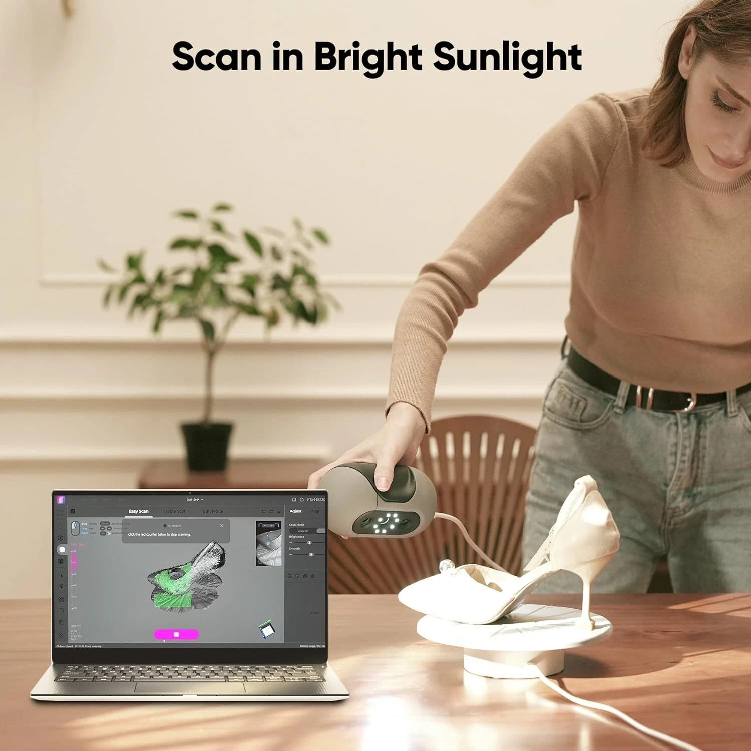 3DMakerpro Portable Mole-Standard 3D-Scanner For 3D-Printing 0.1mm Resolution S gallery