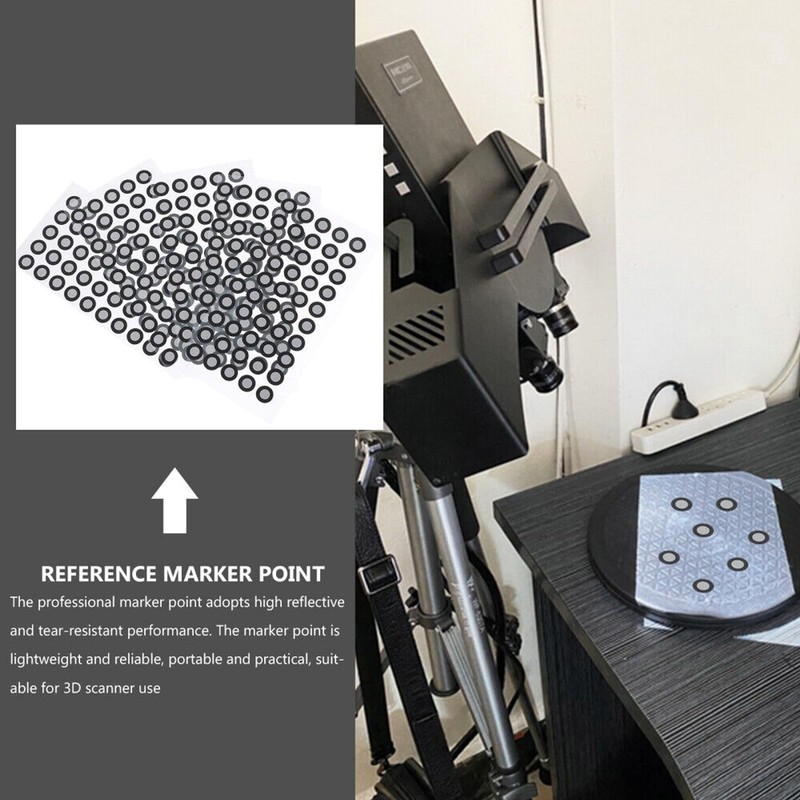 3D Scanning dots,Scanning Markers,Tracking dots for 10.0 mm, Black gallery
