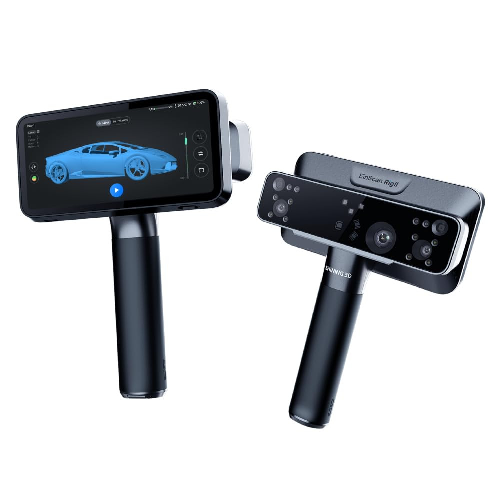 Shining 3D Rigil 3D Scanner All-In-One Wireless 25+25 Crossed Laser Lines, 7 Pa gallery