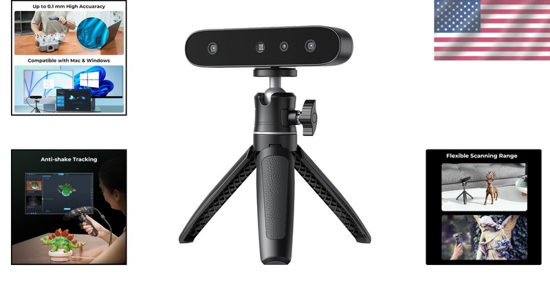 CR-Ferret SE 3D Scanner: 0.1mm High Accuracy, Anti-Shake & Full-Color Capture gallery