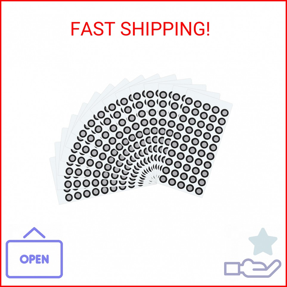 uxcell 1200 Pcs 3D Scanner Markers 6mm High Reflective 3D Scanning Dots 3D Track