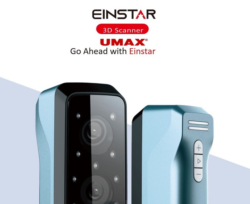 Einstar 3D Color Handheld Scanner 0.1mm Resolution with 3 Marker Helper gallery