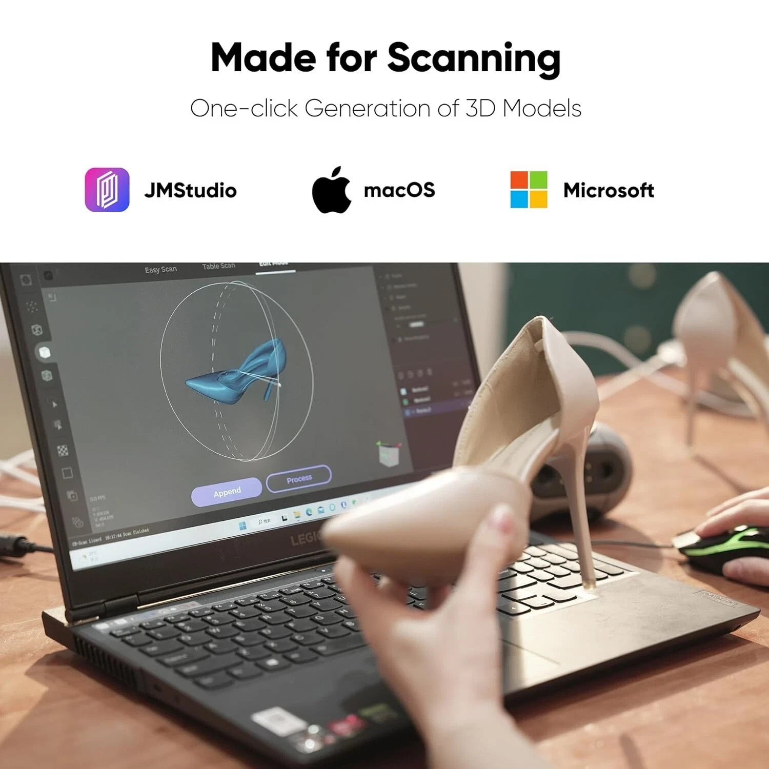 3DMakerpro Portable Mole-Standard 3D-Scanner For 3D-Printing 0.1mm Resolution S gallery