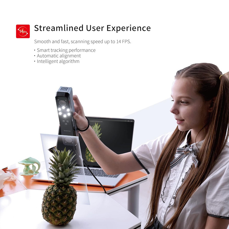 Shining 3D Einstar Handheld 3D Scanner with Detail-Oriented Enhancement Technolo gallery
