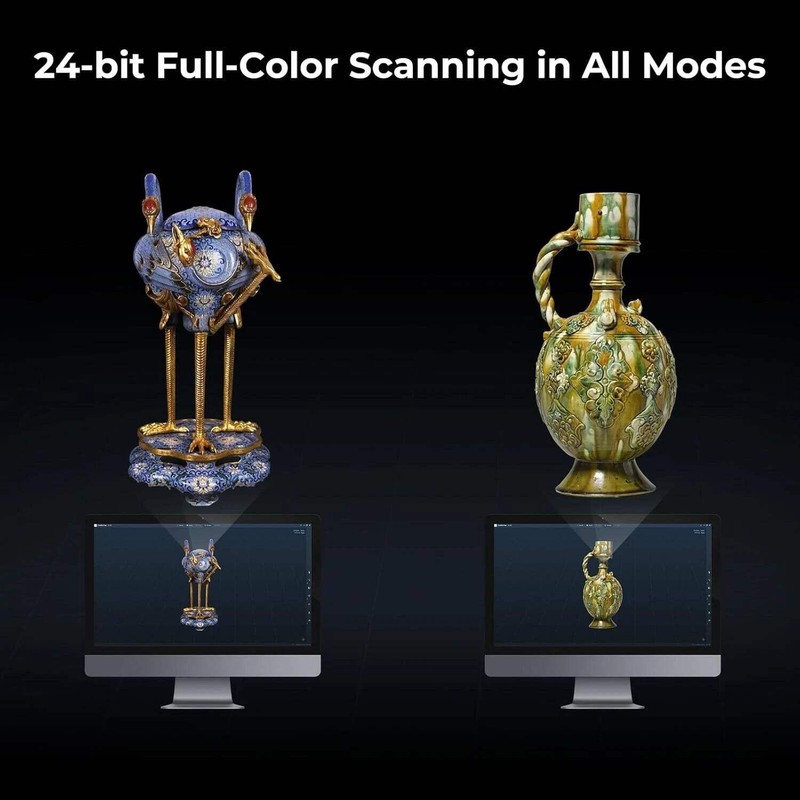 Creality Raptor Pro 3D Scanner | Hybrid Blue Laser & NIR | 0.02mm Accuracy 5K gallery