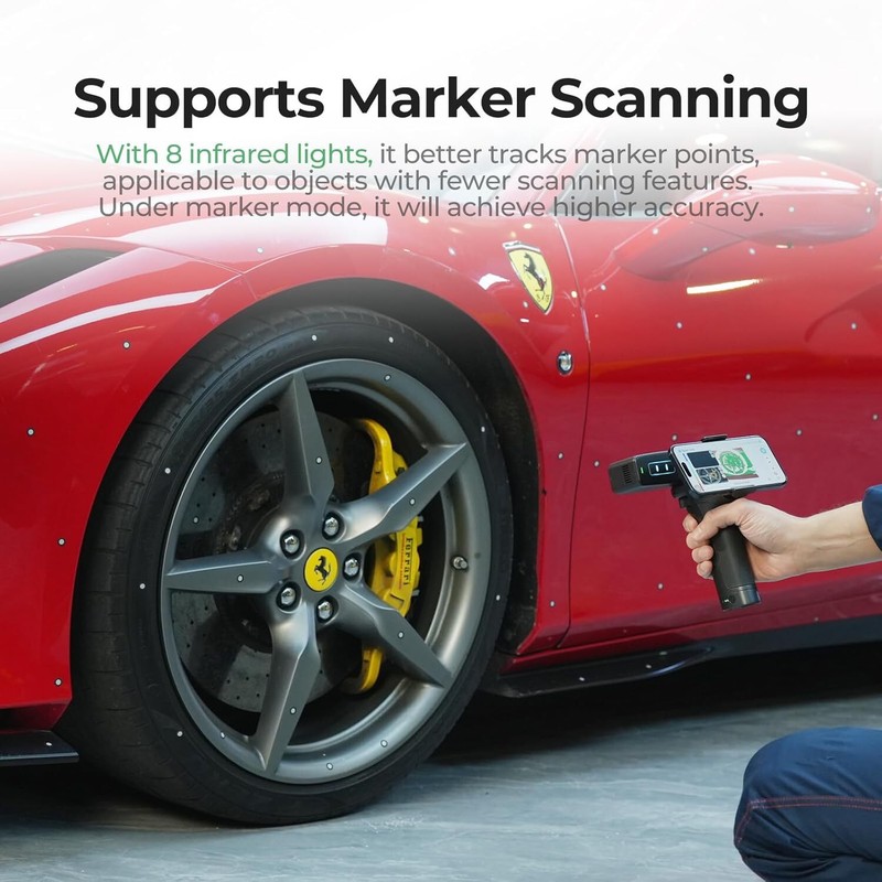 Used Creality Otter Lite 3D Scanner for 3D Printing 0.05mm Accuracy Wireless gallery
