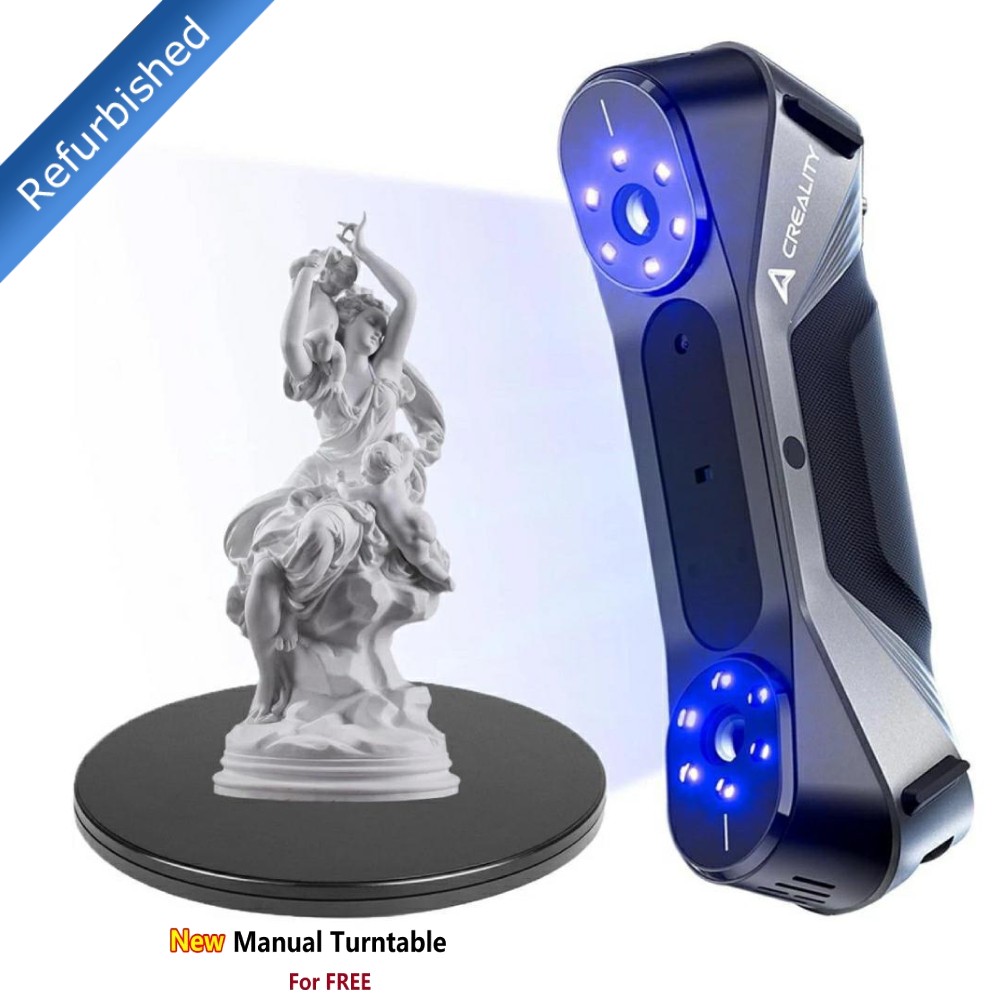 【Refurbished】Creality CR-Scan Raptor 3D Scanner with Turntable Manual Rotating gallery