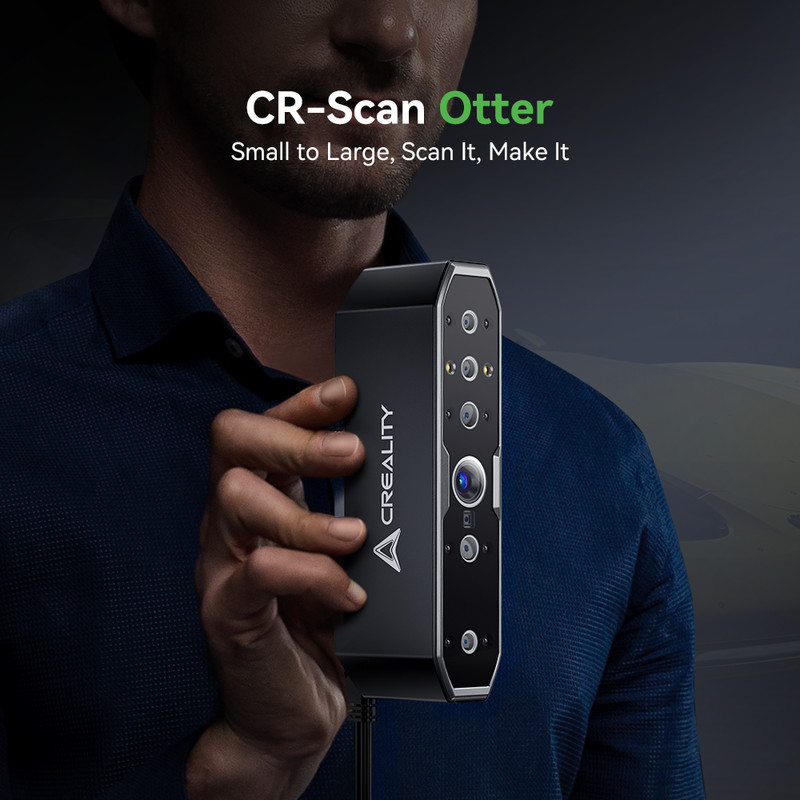 Creality 3D Scanner CR-Scan Otter 0.02mm Accuracy Scan for Black/Metal Objects gallery