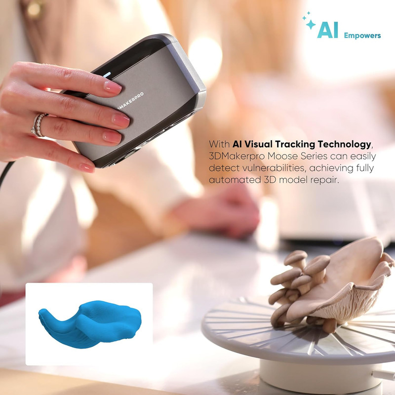 3D Scanner for 3D Printing, Handheld 3D Model Scanner with 0.03Mm High Detailed gallery
