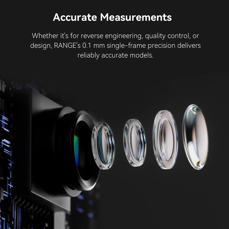 Revopoint RANGE 3D Scanner Color Scanning Human Body Car-Certified Refurbished gallery