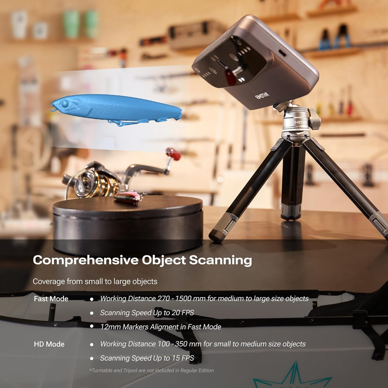 Shining 3D Vega Wireless 3D Scanner All-In-One Handheld 3D Scanner Two Scanning gallery