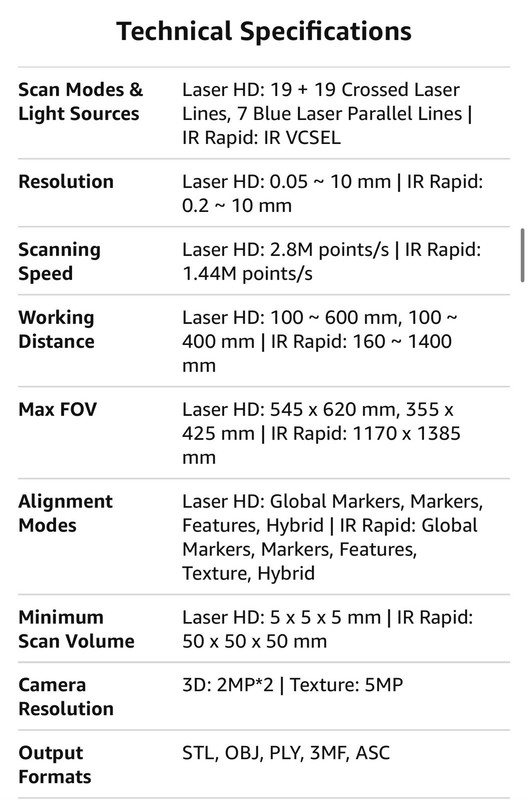 Shining3D [Einstar Rockit Wireless Handheld Laser 3D Scanner] gallery