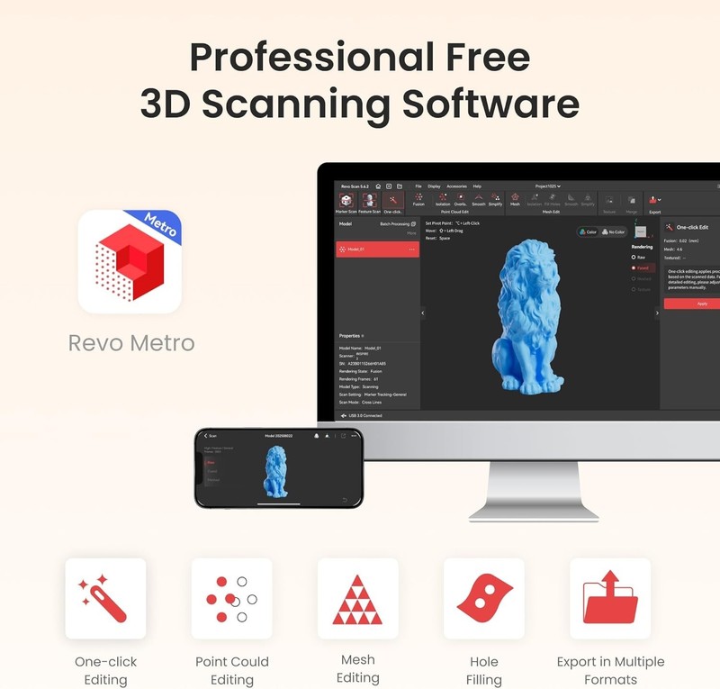 NEW IN BOX! $600 3D Scanner for 3D Printers gallery
