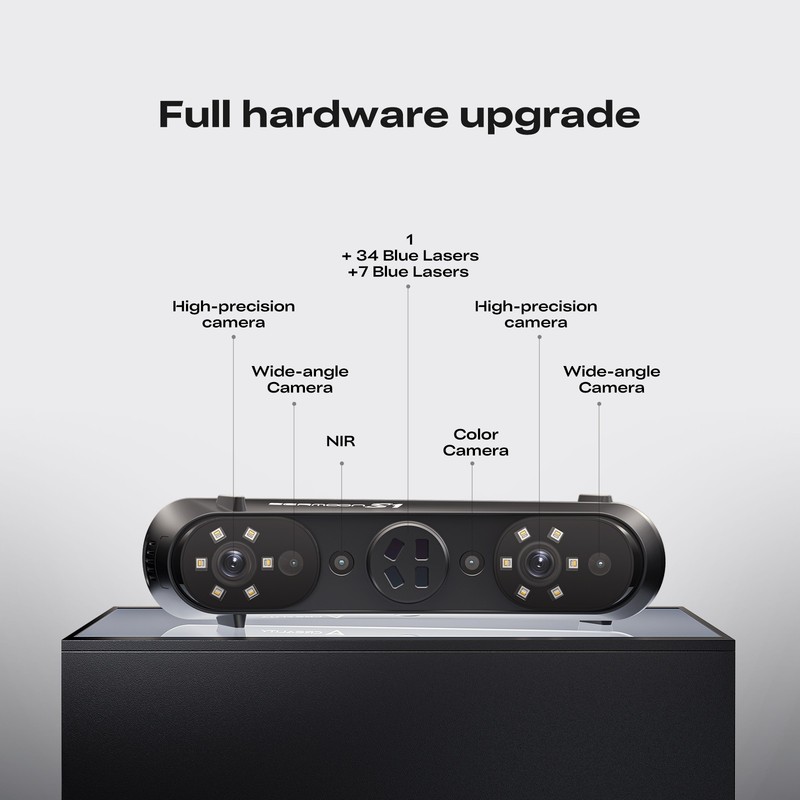 Open box Creality Sermoon S1 3D Scanner 1+7+34 Blue Lasers+NIR Wireless Scanning gallery