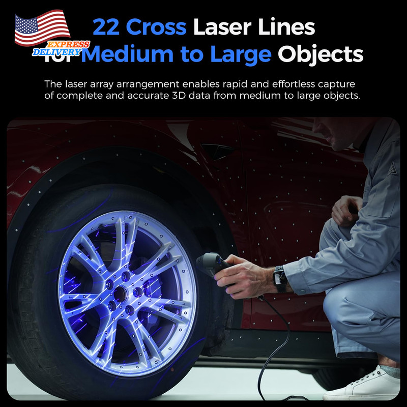 3D Scanner Raptor Pro for Automotive & Engineering Projects with Metrology-Grade gallery