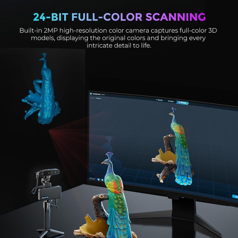 Creality CR-Scan Ferret Pro 3D Scanner Wfi6 Wireless High Quality&Fast Scanning gallery
