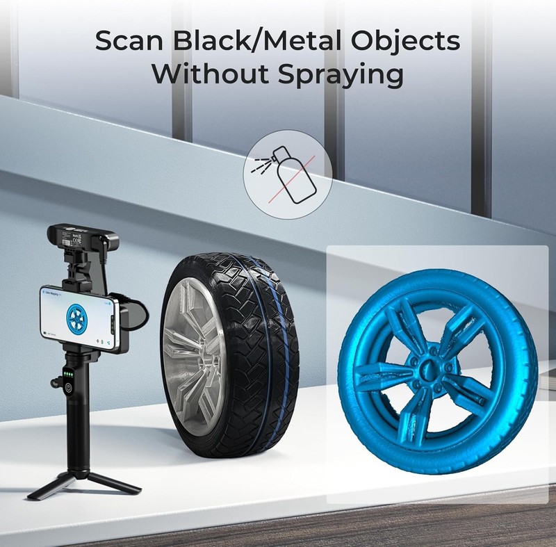 High-Resolution CR-Scan 3D Handheld Scanner - 60FPS, Fast & Accurate Results gallery