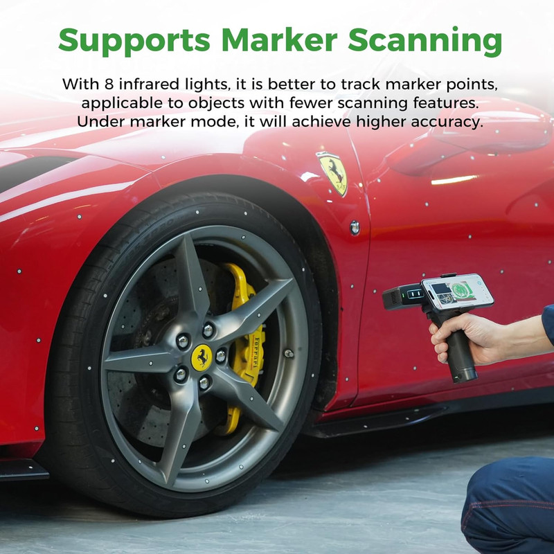3D Scanner Otter Lite, Handheld Wireless Scanner with 0.05Mm Accuracy, Anti-Shak gallery