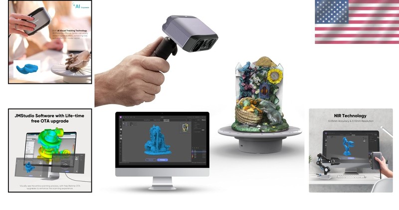 Moose Lite Handheld 3D Scanner - 0.05mm Precision for Effortless 3D Printing gallery