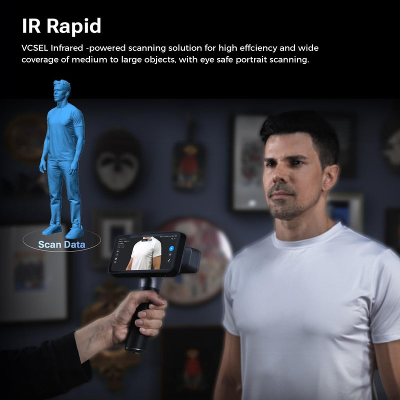 Shining 3D Rigil 3D Scanner All-In-One Wireless 25+25 Crossed Laser Lines, 7 Pa gallery