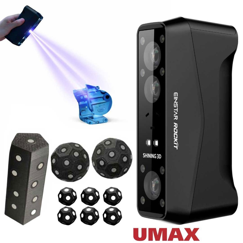 Shining3D Einstar Rockit Wireless Handheld Laser 3D Scanner w/ Scanning SW