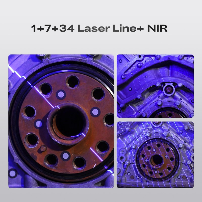 Creality Sermoon S1 3D Scanner 1+7+34 Blue Lasers+NIR 90 FPS Wireless Scanning gallery