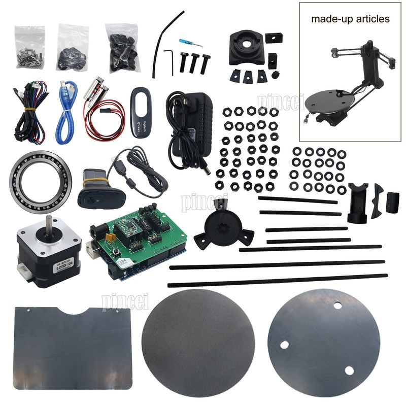 3D Open Source DIY 3D Scanner Kit Advanced Laser Scanner w/ C270 Camera gallery