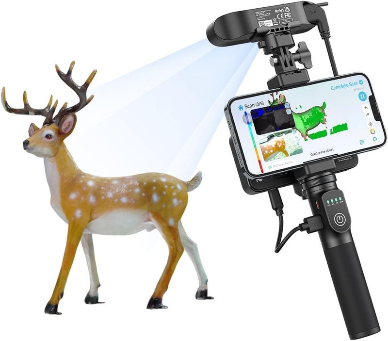High-Resolution CR-Scan 3D Handheld Scanner - 60FPS, Fast & Accurate Results gallery