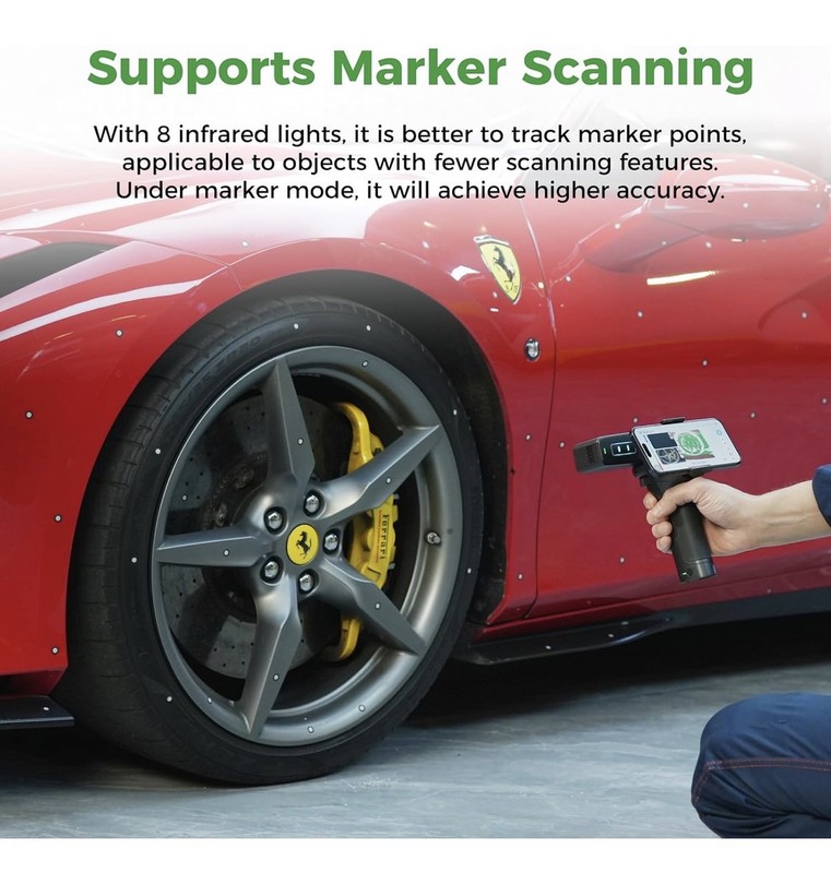 $$$ Fathers Day Sale Creality Otter Lite Handheld 3D Scanner Structured Color gallery
