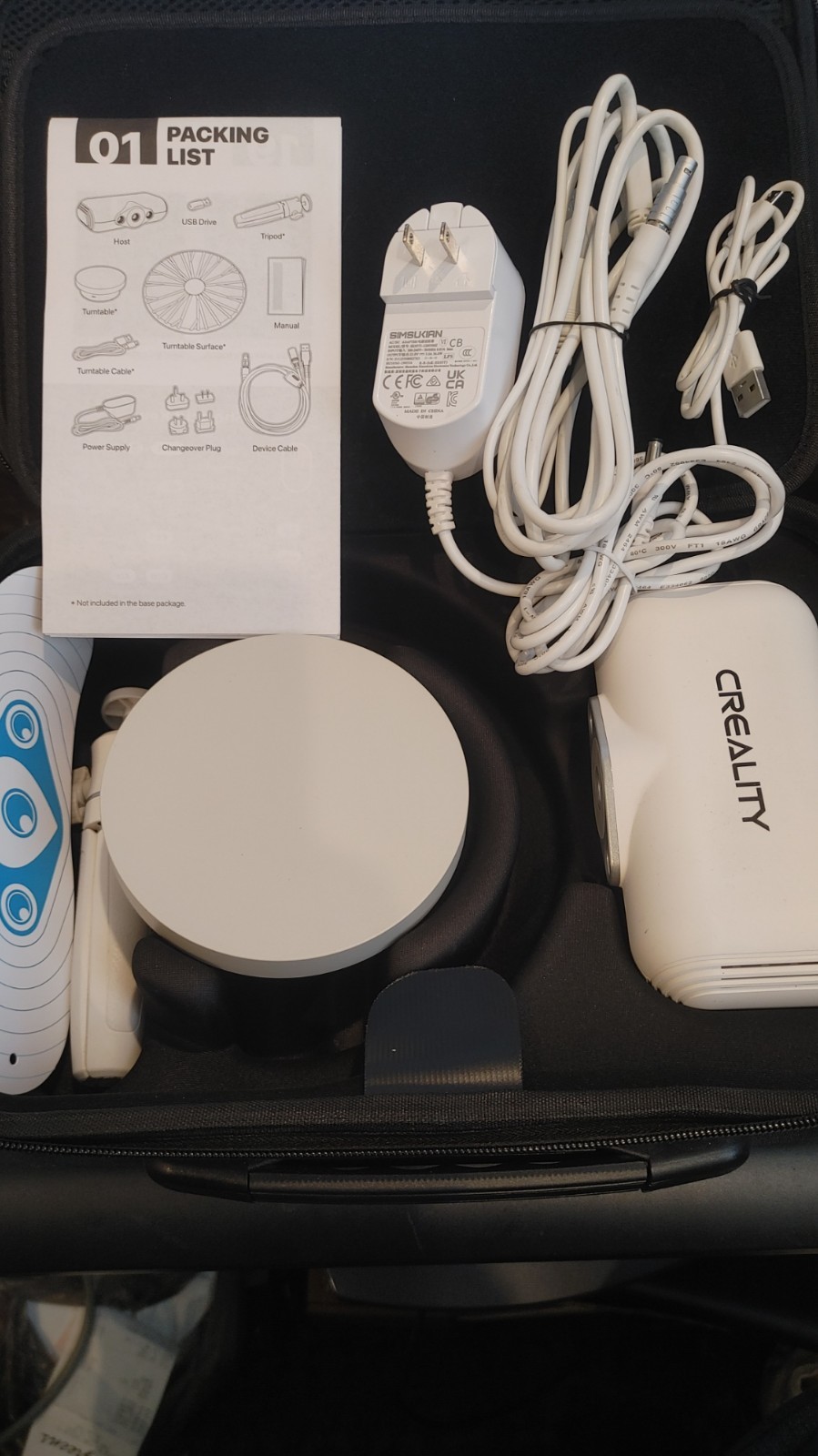 Creality CRSL 3D Scanner CR-Scan Lizard Up to 0.05mm Accuracy No-marker Scanning gallery