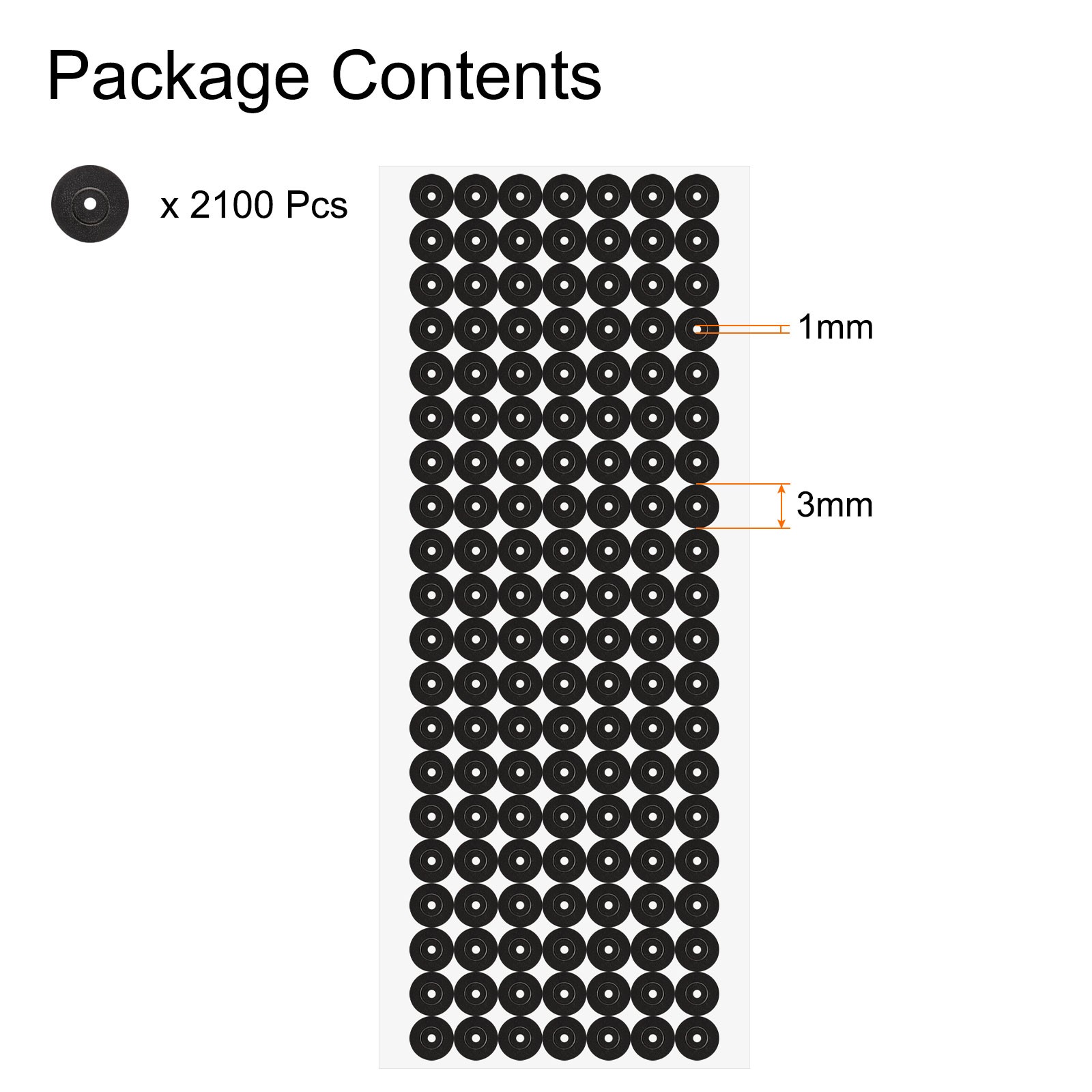 2100Pcs 3D Scanner Markers 1mm for 3D Scanner 3D Tracking Dots gallery