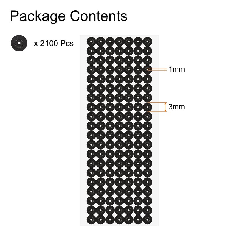 2100Pcs 3D Scanner Markers 1mm for 3D Scanner 3D Tracking Dots gallery