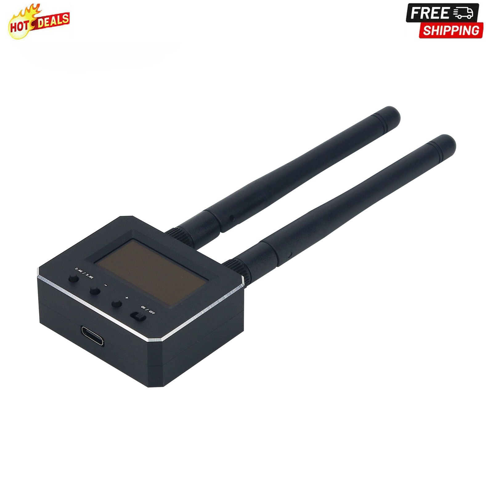 Scanner 2.4G/5.8G Frequency Scanner for FPV Drone w/ 2.4/5.8G Dual Band Antenna gallery