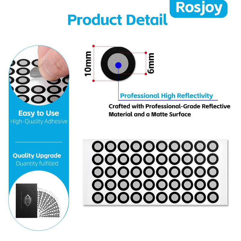 700 Dots 6Mm 3D Scanning Markers for 3D Scanner, High Precision Tracking & Posit gallery