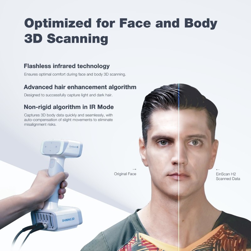 [Handheld Color 3D Scanner] Shining3D EinScan H2 with Scanning Software gallery