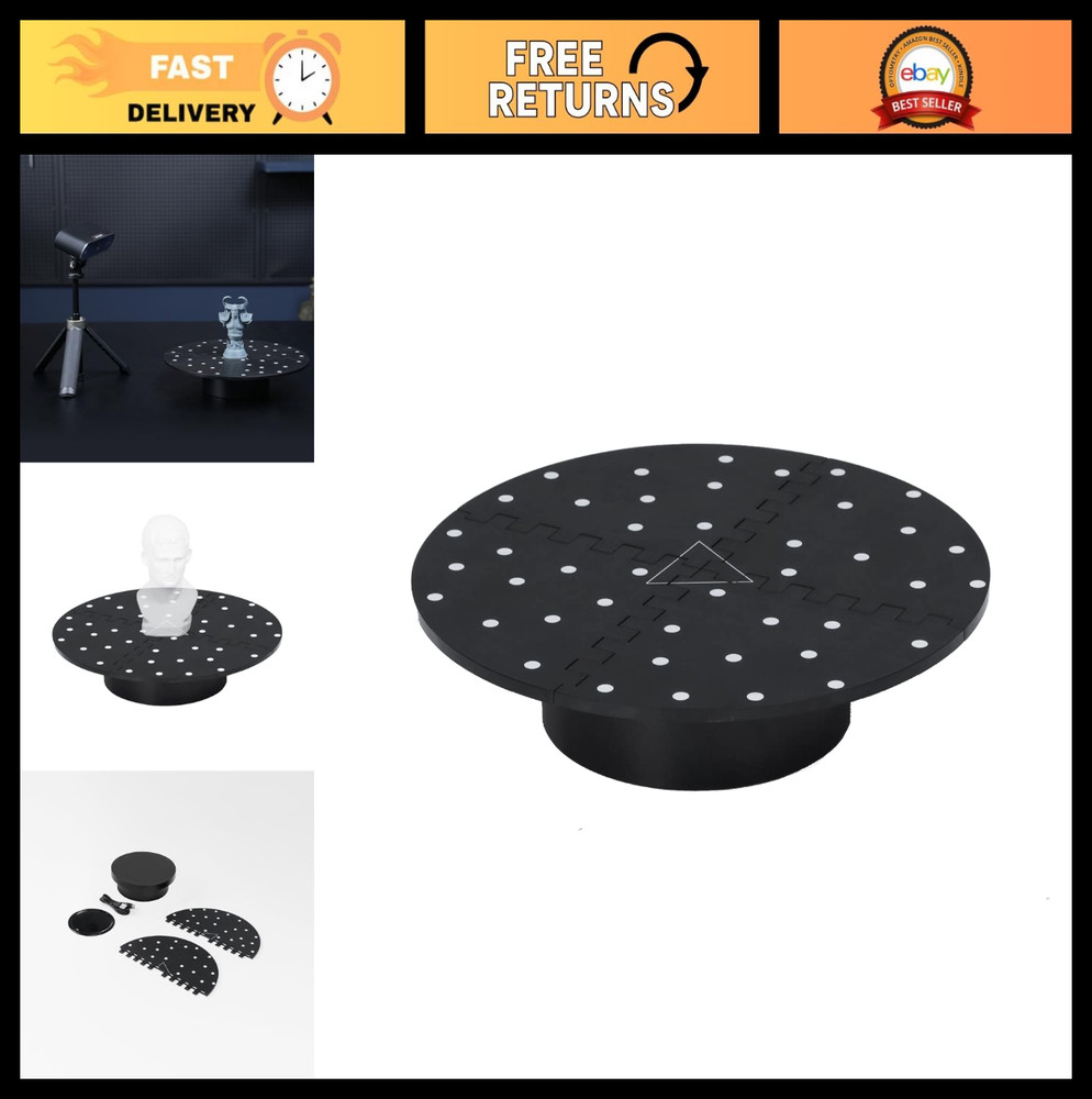 3D Scanner Auto Turntable for Easy Scanning of Small & Medium Objects, Marked Co
