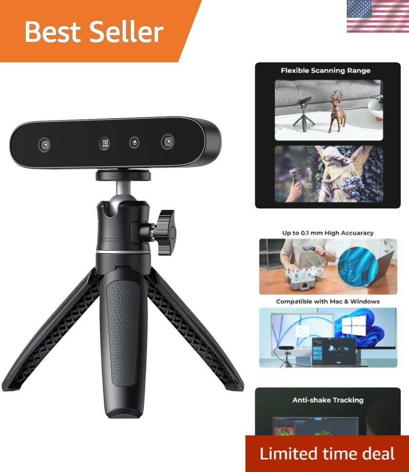 CR-Ferret SE 3D Scanner: 0.1mm High Accuracy, Anti-Shake & Full-Color Capture gallery