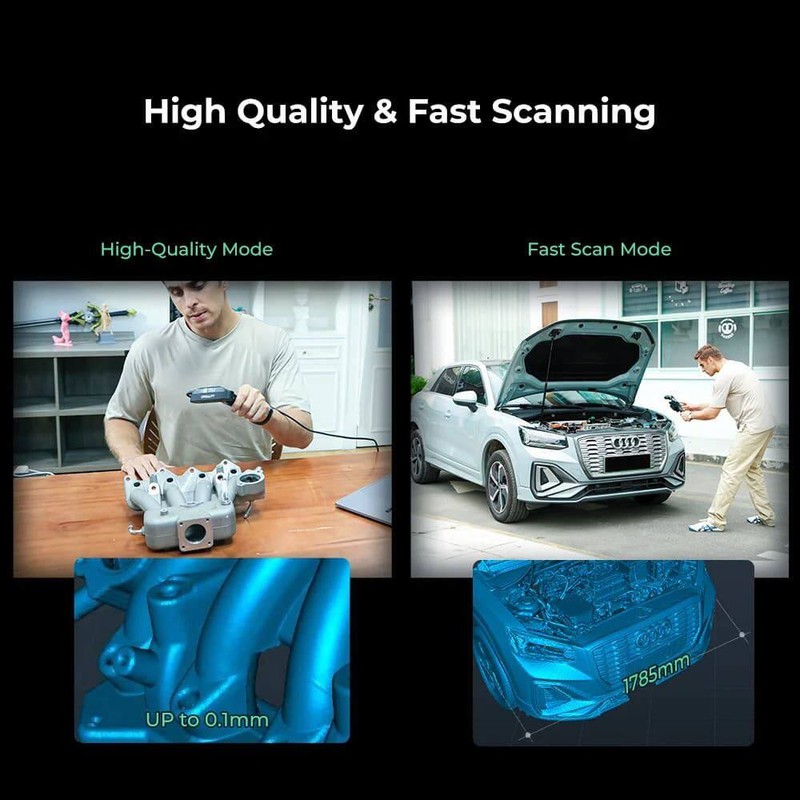 Creality CR-Scan Ferret Pro 3D Scanner Handheld with WiFi 6 Anti-Shake Tracking gallery