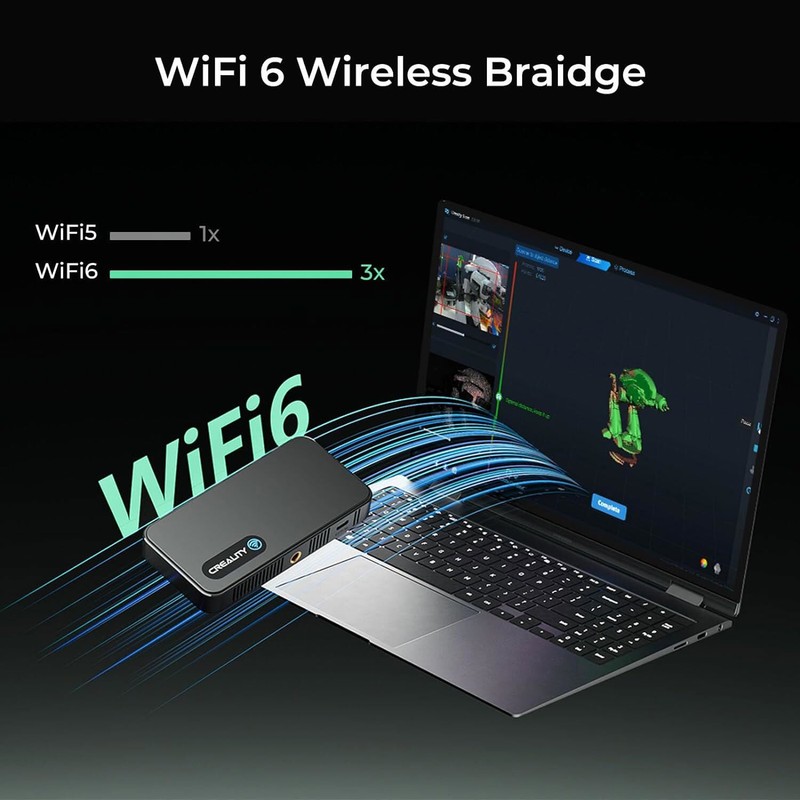 Creality CRScan Ferret Pro Wireless 3D Scanner 0.1mm Accuracy Full-Color Capture gallery