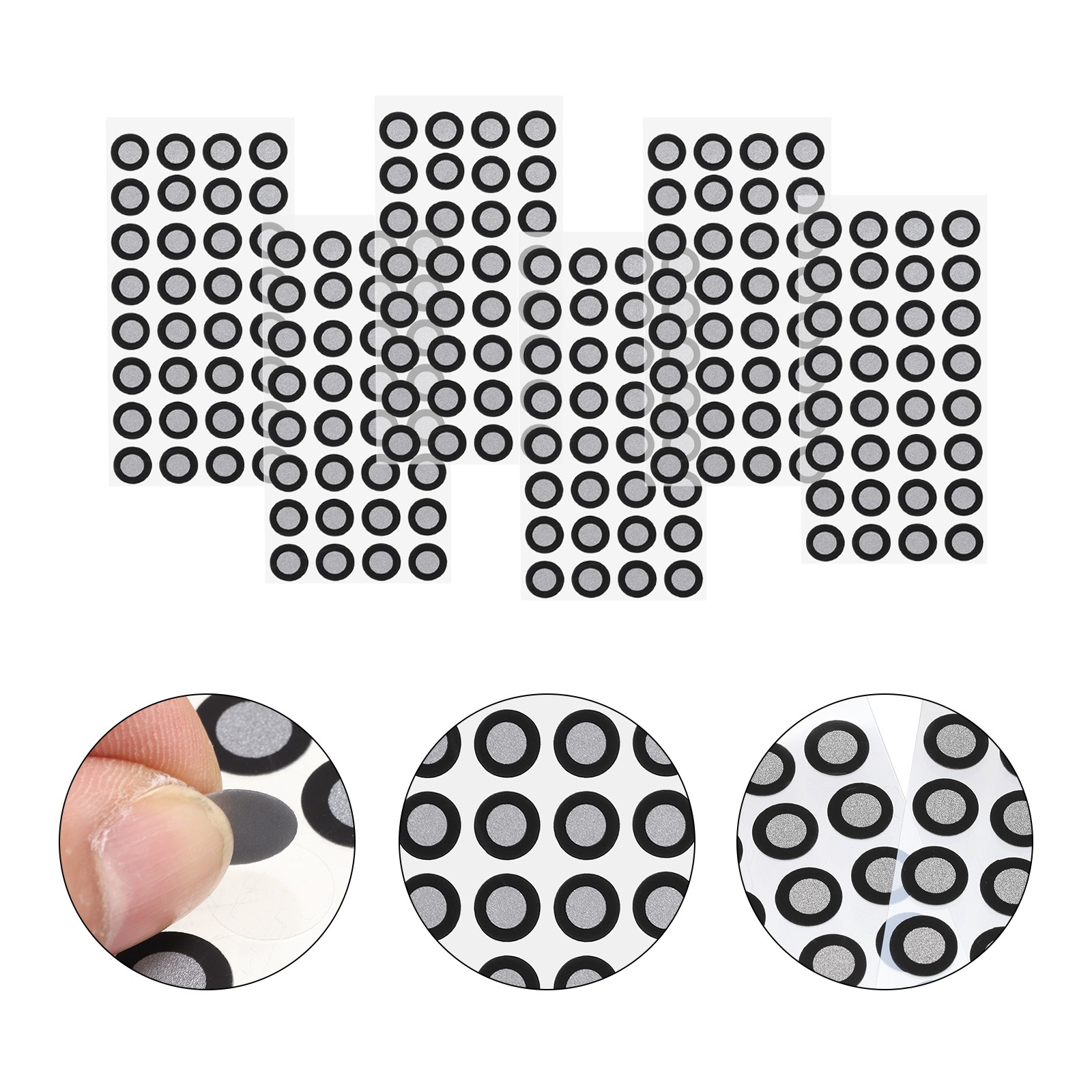 100 Pcs 3D Scanner Markers 8mm High Reflective 3D Scanning Dots(8x12mm) gallery