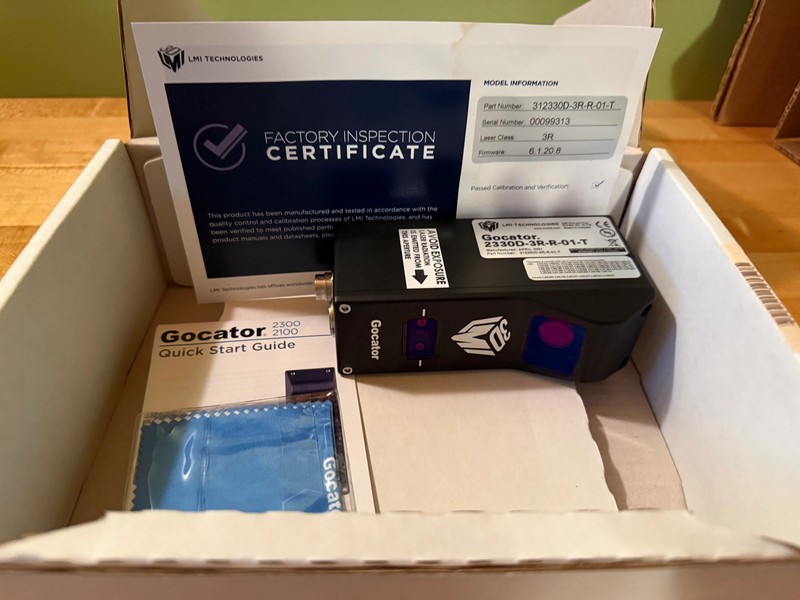 Gocator 2330-3R-R-01-T All-in-One 3D Smart Profile Sensor (Demo Unit) (Ebay) gallery
